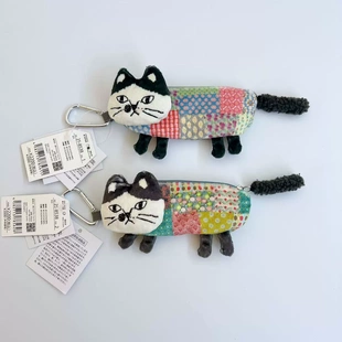 刺绣爬猫挂件卡通钥匙扣硬币包卡通小尺寸8538 Kusuguru正品