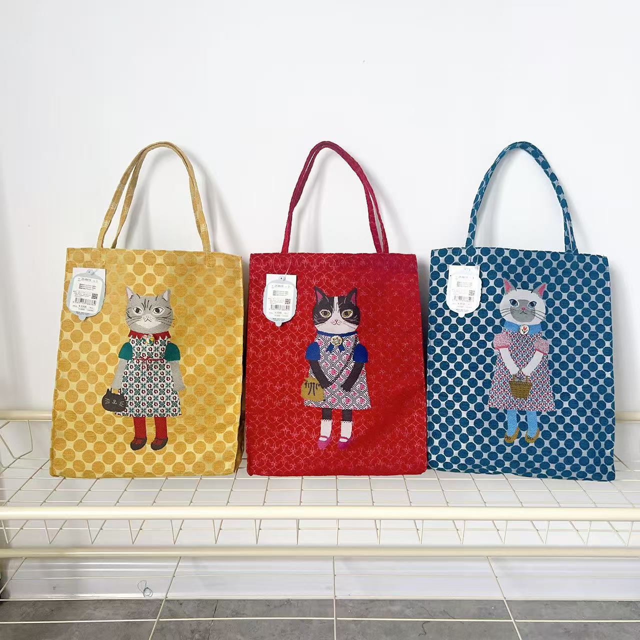 日本Kusuguru蜜豆公主提花手提包