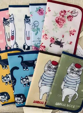 kusuguru数码印花收纳包零钱包可爱卡通防脏口罩卡包收纳1010