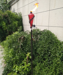 火把户外火炬灯煤油灯露营结婚火把别墅园林装饰灯Metal Torch