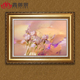 手绘客厅玄关卧室现代简约花卉油画纯手工高档装 饰挂画郁金香107