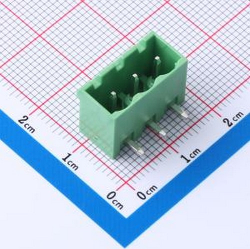 DB2ERC-5.0-3P-GN 插拔式接线端子 5mm 排数:1 每排P数:3 绿色 P=