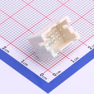 线对板/线对线连接器 2.5mm 双排 立式插座 镀锡 米黄 HX25068-8A