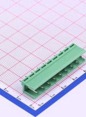 HT508V-5.08-9P 插拔式接线端子 1x9P 5.08mm 排数:1 每排P数:9