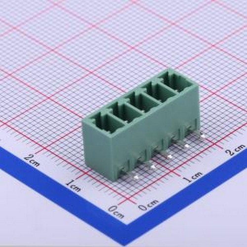 JL15EDGRC-38105G01 插拔式接线端子 1x5P 3.81mm 排数:1 每排P数