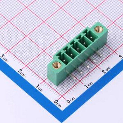 MX15EDGRM-3.81-05P-GN01-Cu-A 插拔式接线端子 螺丝固定 1x5P 3.