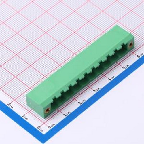 MX2EDGVM-5.08-10P-GN01-Cu-A 插拔式接线端子 螺丝固定 1x10P 5.