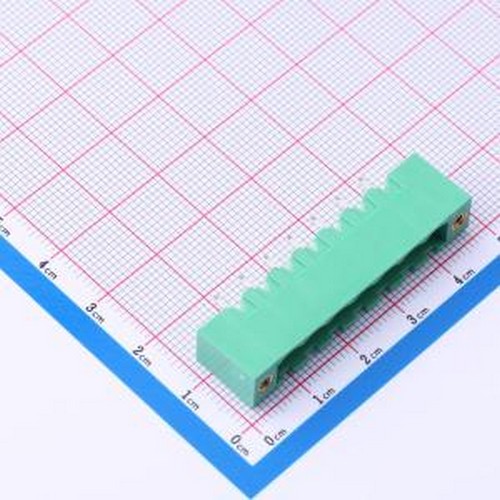 MX2EDGVM-5.08-07P-GN01-Cu-A 插拔式接线端子 螺丝固定 1x7P 5.0