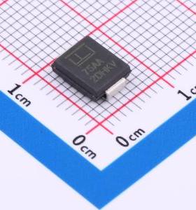 TPSMC75A 瞬态抑制二极管(TVS) 单向TVS 64.1V截止 14.8A峰值脉冲