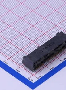 1759503-1 1759503-1 SMD,P=0.8mm,卧贴 金手指连接器