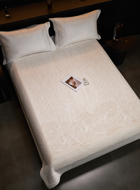 瑞士AIps冰凝雪花席100%乙纶凉席欧特家空调席冰丝席机洗折叠软席