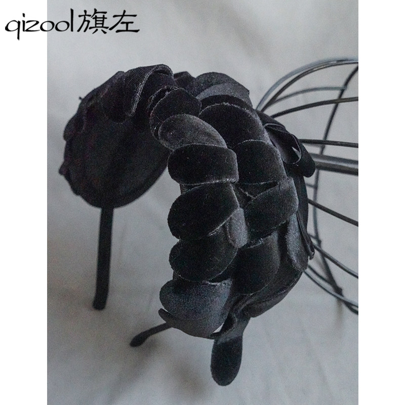发箍丝绒法式立体造型百搭