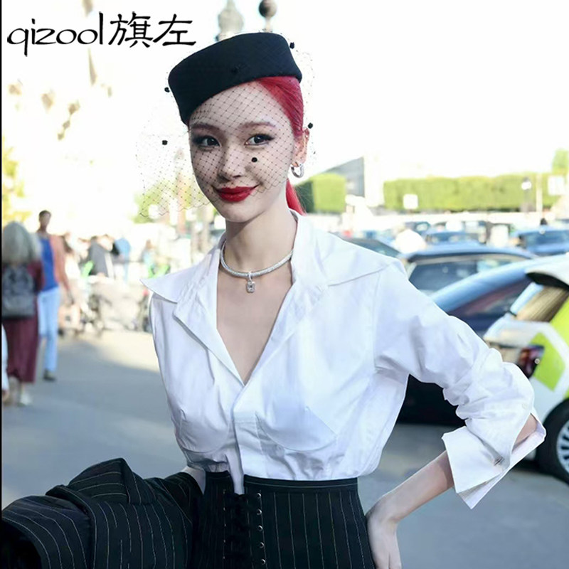 礼帽日常法式女秋冬圆形