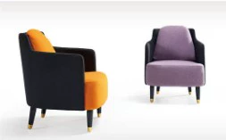 Производитель Гуандун Прямая продажа бархатного досуга председатель переговоров по переговорам по дивану JS-338.