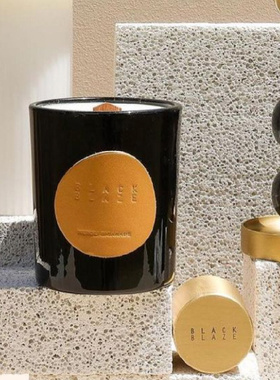 澳大利亚black blaze香薰蜡烛丛中远足天然植物精油blackblaze