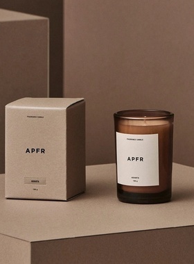 日本APFR进口天然大豆蜡香薰蜡烛apotheke橡苔着迷室内家用持久茶