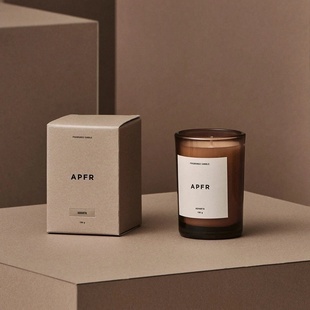 日本APFR进口天然大豆蜡香薰蜡烛apotheke橡苔着迷室内家用持久茶