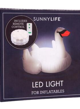 现货 SUNNYLIFE 火烈鸟/天鹅成人游泳圈用LED遥控灯光  LED BASE
