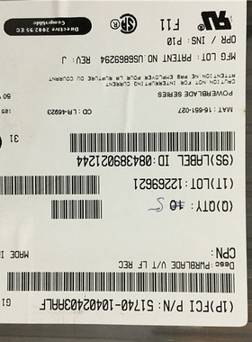 一手现货51740-10402403AALF FCI 大功率 连接器 可售样