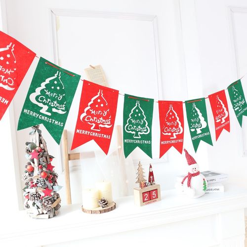 速发诞诞节装饰摆创意圣圣树拉旗氛围场景布置装扮小品件室内礼物