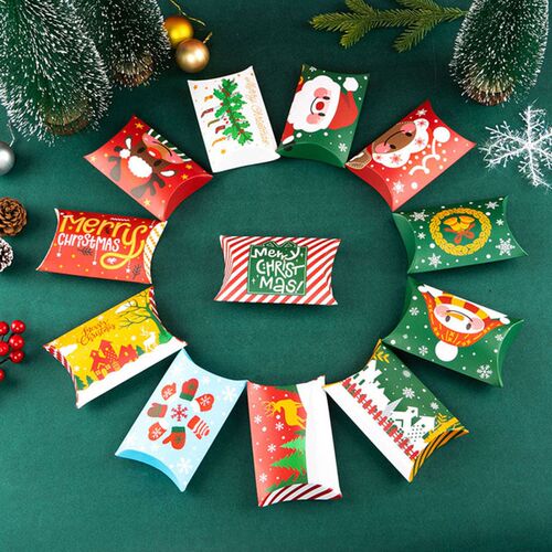 速发圣诞节礼物盒礼品盒空盒子曲奇盒纸盒 Cistmas cady box