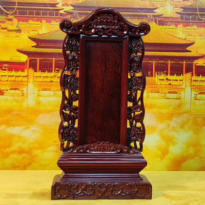 速发红木牌位灵位祖宗神位纯香樟木莲位实木排位祠堂供奉祖先