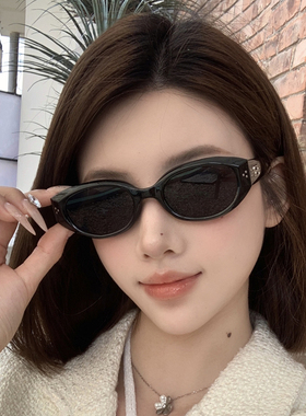 速发小脸款风古墨外款防紫镜线海边遮个性猫眼复太镜男