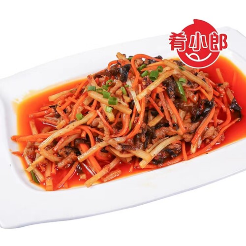 肴小郎鱼香肉丝冷冻料理包200g*10快餐外卖速食盖饭方便菜肴包半