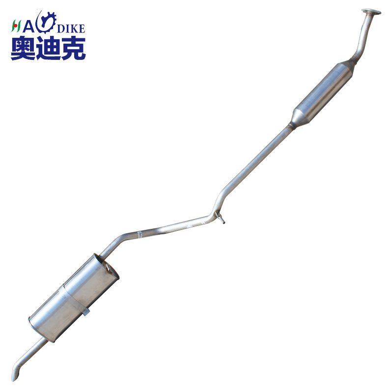 适用于 13款 雪铁龙 世嘉 中 后 连体 节段静音型排气管消声器