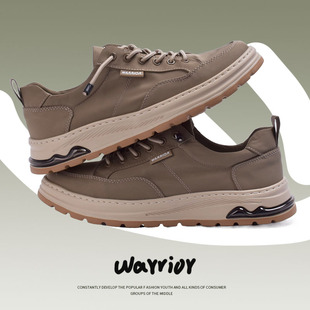 回力厚底板鞋低帮时尚男鞋2025春季新品街头学院舒适休闲运动潮鞋