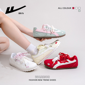 回力新品德训鞋板鞋女2026春季女生美式时尚休闲百搭圆头舒适运动