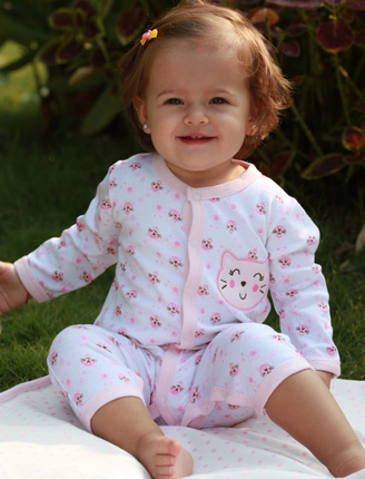 男女宝宝婴儿长袖哈衣连体衣爬服