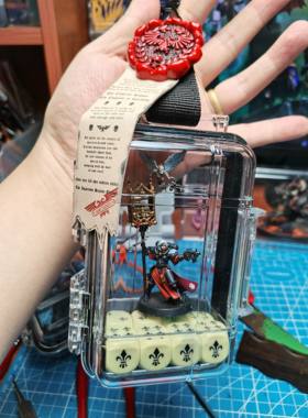 战锤40K 塔拉辛水晶棺 便携版 需要订制 模型展示盒 不含圣洁印记