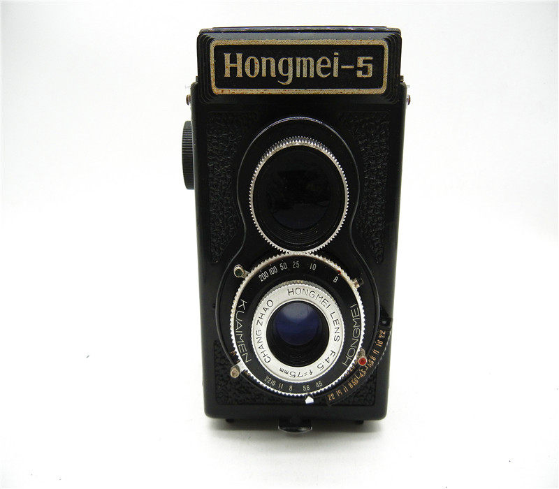 红梅双反120照相机hongmei-5中画幅胶片机收藏老相机影视道具使用