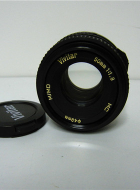 全新库存md口vivitar50/1.8定焦镜头可转接数码微单用大光圈手动