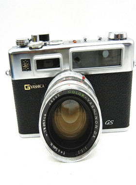 yashica雅西卡gs金属旁轴胶卷相机复古胶片机成色新收藏摆件道具