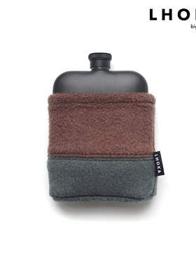 Bold随身酒壶套手工户外酒具保护套烈酒威士忌便携露营取暖flask