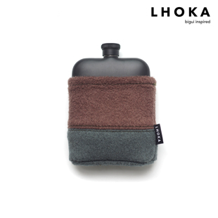 Bold随身酒壶套手工户外酒具保护套烈酒威士忌便携露营取暖flask