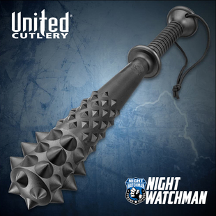 美国UNITED联合UC3314守夜人户外防身战术钉头锤非金属重击狼牙棒