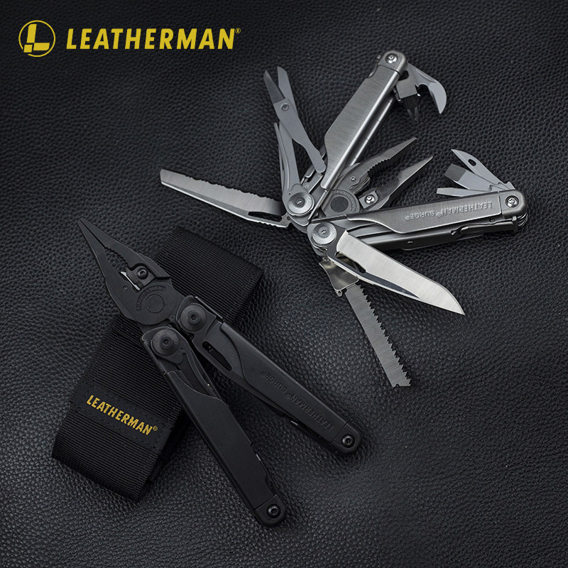 美国进口Leatherman莱泽曼Surge海啸户外野营生存装备便携工具钳