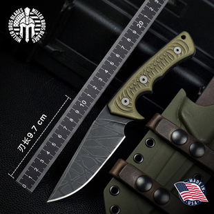 美国进口Miller Bros米勒兄弟2025手工定制款M-27多功能战术直刀