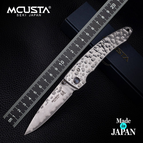 Mcusta传世家徽114D折刀日本进口