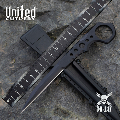 美国UNITED联合不锈钢野营小直刀