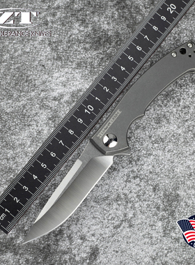 美国进口正品ZT零误差0450粉末钢S35VN野营求生装备户外EDC折叠刀