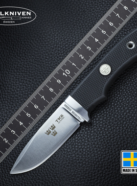 瑞典进口正品Fallkniven三王冠系列TK6户外高硬度战术生存小直刀
