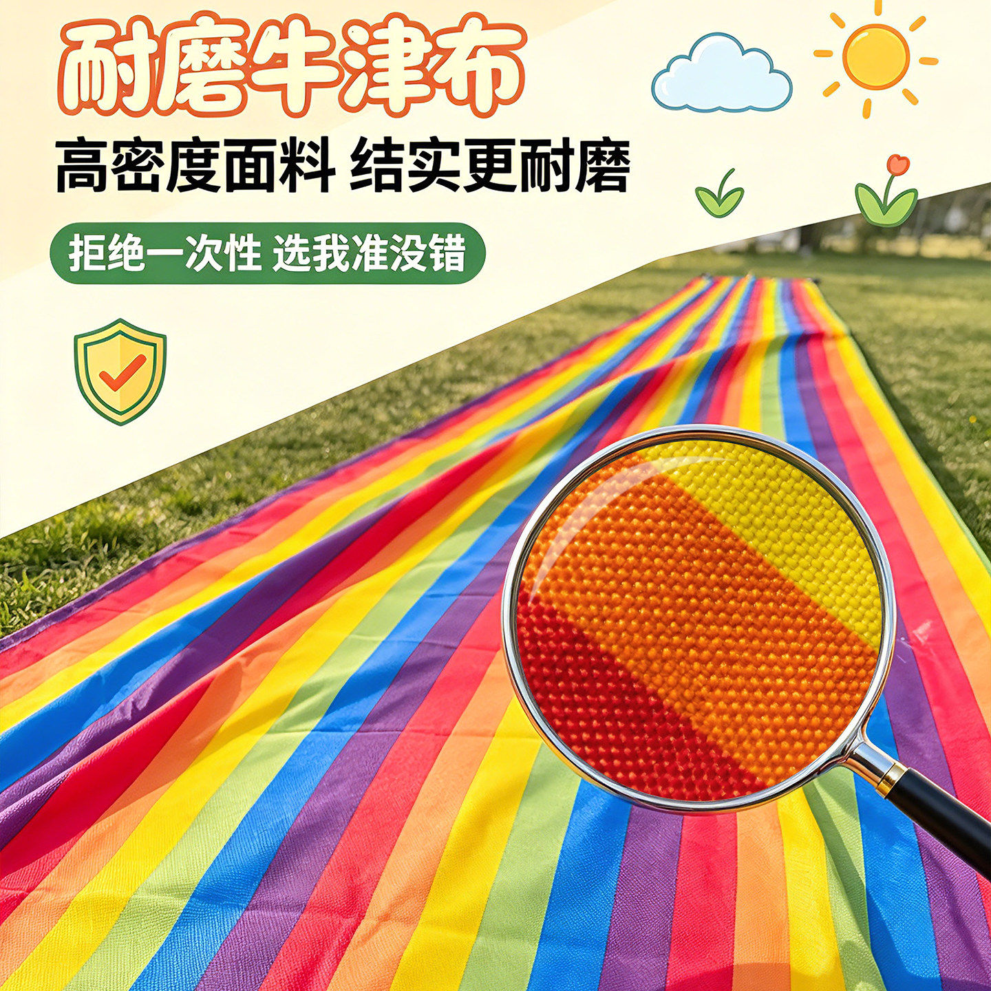 儿童滑溜布草坪滑草布地垫滑滑布户外亲子游戏布幼儿园感统溜溜布