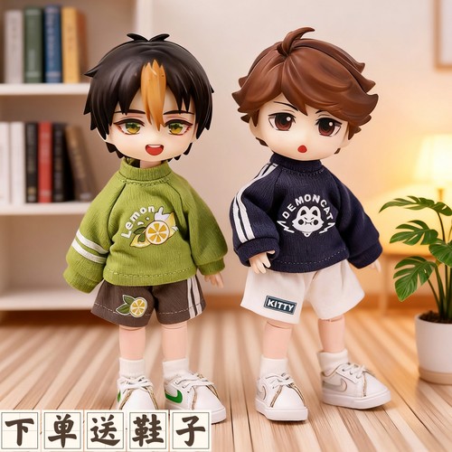 ob11娃衣卫衣套装BJD12分娃衣