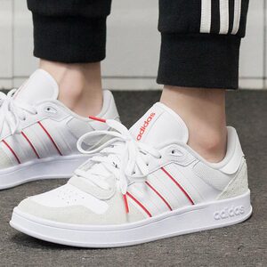 adidas阿迪达斯男鞋BREAKNET网球小白鞋轻便透气休闲运动鞋FZ3271