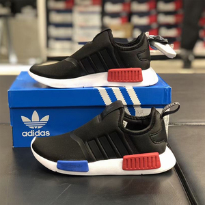 adidas三叶草男女小童NMD 360 经典一脚蹬轻便运动休闲童鞋EE6352