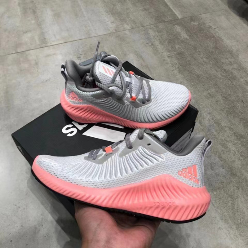 adidas阿迪达斯女子 alphabounce 低帮减震透气休闲跑步鞋